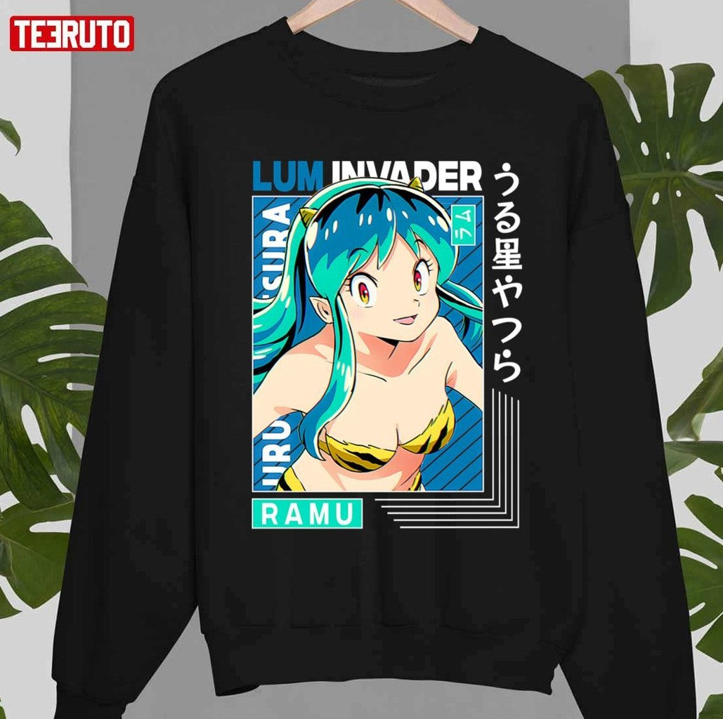 Ramu Lum Invader Retro Urusei Yatsura Unisex T-Shirt