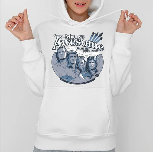 Mt Awesome Rushmore Unisex Hoodie
