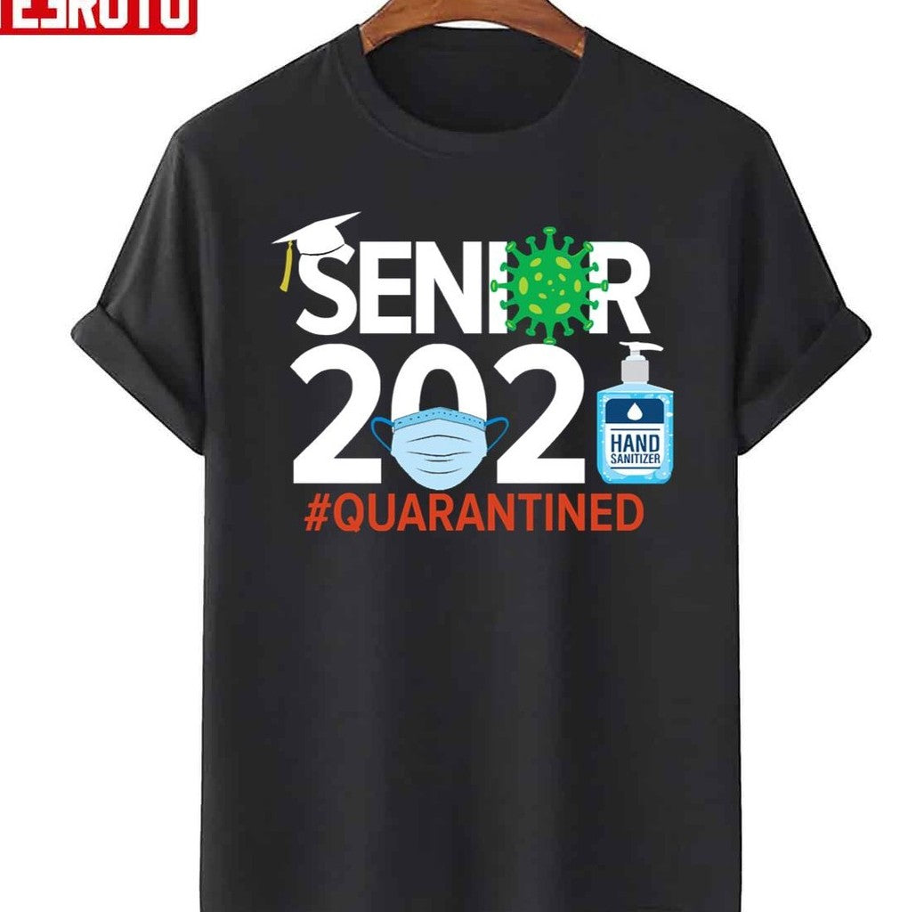 Senior 2021 Coronavirus Covid-19 Quarantined Funny Unisex Sweatshirt