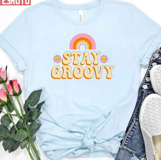 Stay Grovey Positive Mental Adhd Design Unisex Sweatshirt
