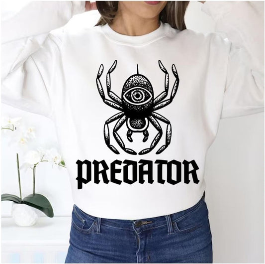 Predator Black Widow Marvel Spider Unisex Sweatshirt