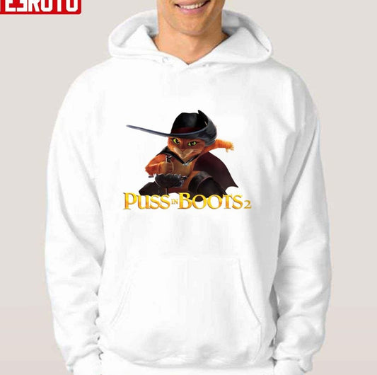 Movie Puss In Boots 2 Unisex Hoodie