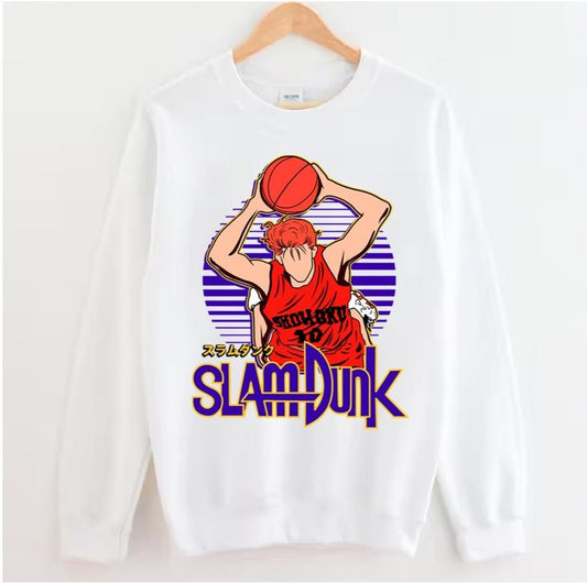 Purple Art Basketball Anime Slam Dunk Unisex Sweatshirt