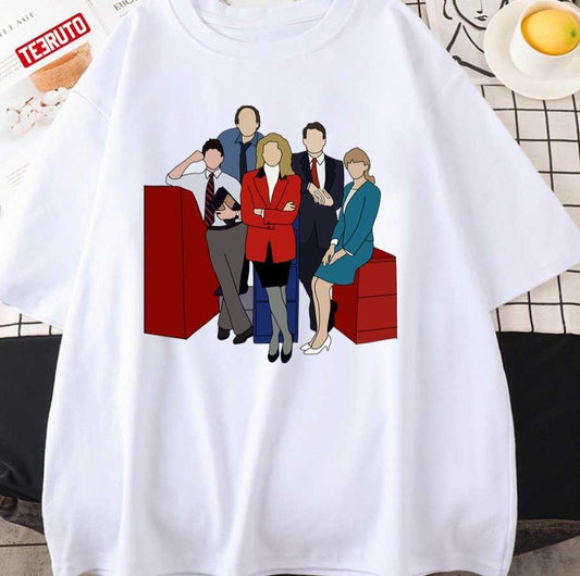 Murphy Brown Sitcom Cast Fanart Unisex T-shirt