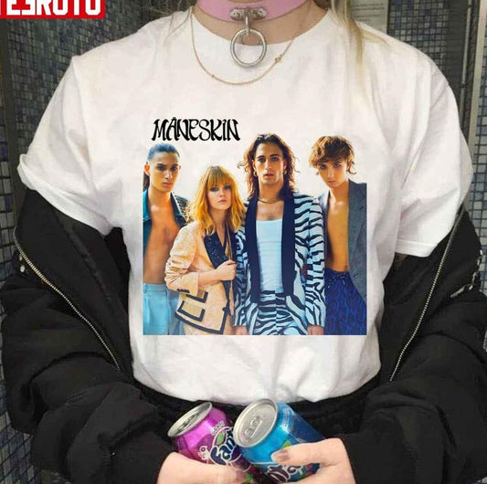 Pop Rock Funk Rock Band Maneskin Unisex T-shirt
