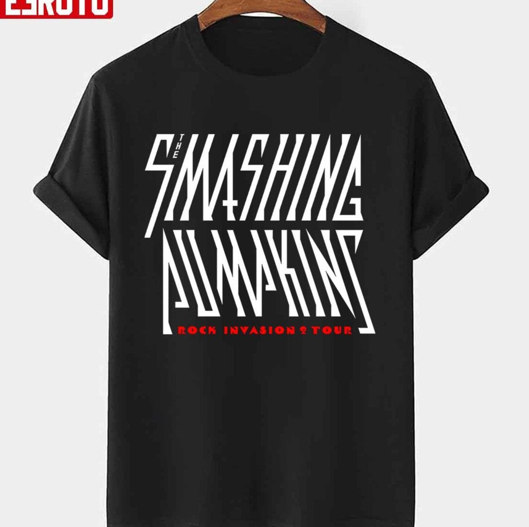 Rock Invasion Tour Smash The Orange Pumpkins Tour The Smashing Pumpkins Band Unisex T-Shirt