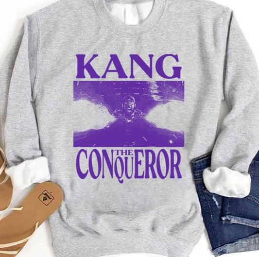 Purple Design Quantumania Kang The Conqueror 2 Unisex Sweatshirt