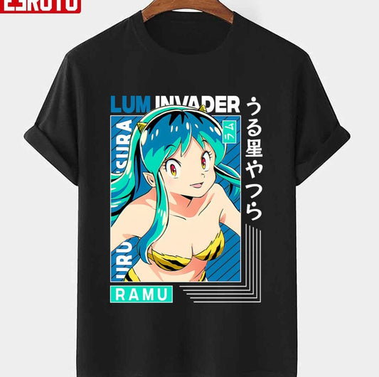 Ramu Lum Invader Retro Urusei Yatsura Unisex T-Shirt
