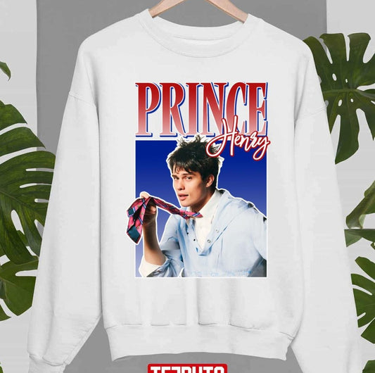 Prince Henry Red White And Royal Blue Nicholas Galitzine Unisex Sweatshirt