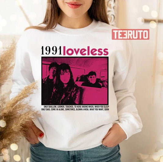 Music Singer 80s My Bloody Valentine Kevin Loveless Album 1991 Shields Rock Band Unisex Sweatshirt