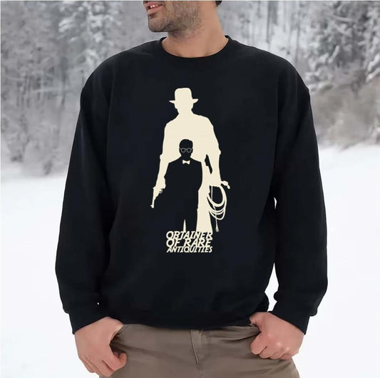 Obtainer Of Rare Antiquities Dark Indiana Jones Unisex Sweatshirt