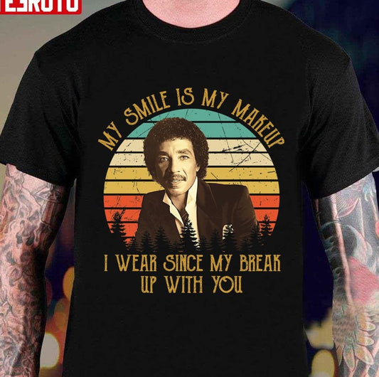 My Smile Is My Makeup Smokey Robinson Quotes Retro Unisex T-Shirt
