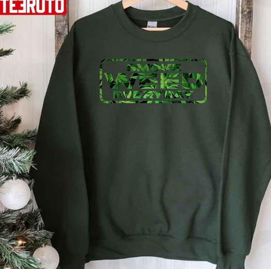 Smoke Weed Everyday Funny Star Wars Inspired Unisex Sweatshirt