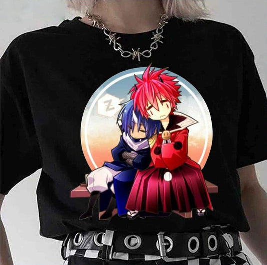 Benimaru X Souei Sitting Together Tensei Shitara Slime Unisex T-Shirt