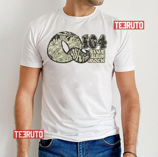 Q104 Fm Live Album Rock 1972 Unisex T-Shirt