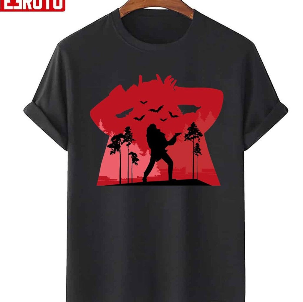 Red Shadow Rockstar Eddie Munson  Stranger Things Unisex T-Shirt