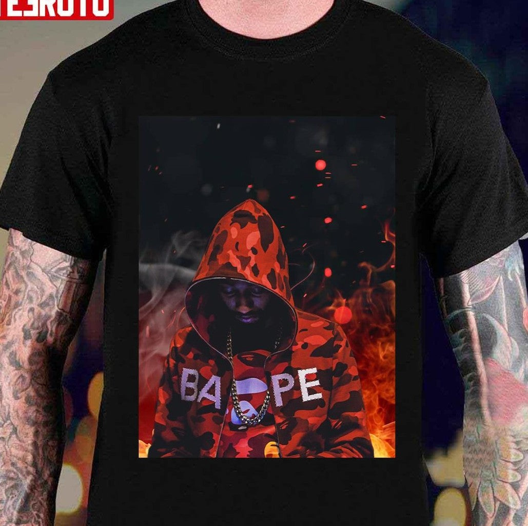 Pnb Rock Bape Fire Unisex Sweatshirt