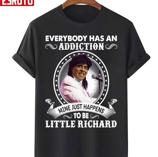 Rock And Roll Little Richard Is My Addiction Unisex T-Shirt