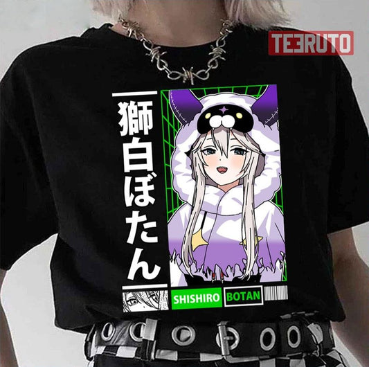 Shishiron Darkness Hololive Shishiro Botan Unisex T-Shirt