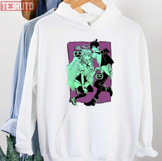 Angel &amp; Devil Halloween Chainsaw Man Unisex Hoodie