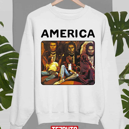 Retro America Band Rock Gift For Fans Unisex Sweatshirt