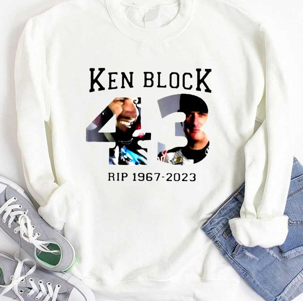 Rip Ken Block 1967 2023 Thank You For The Memories Graphic Unisex Hoodie