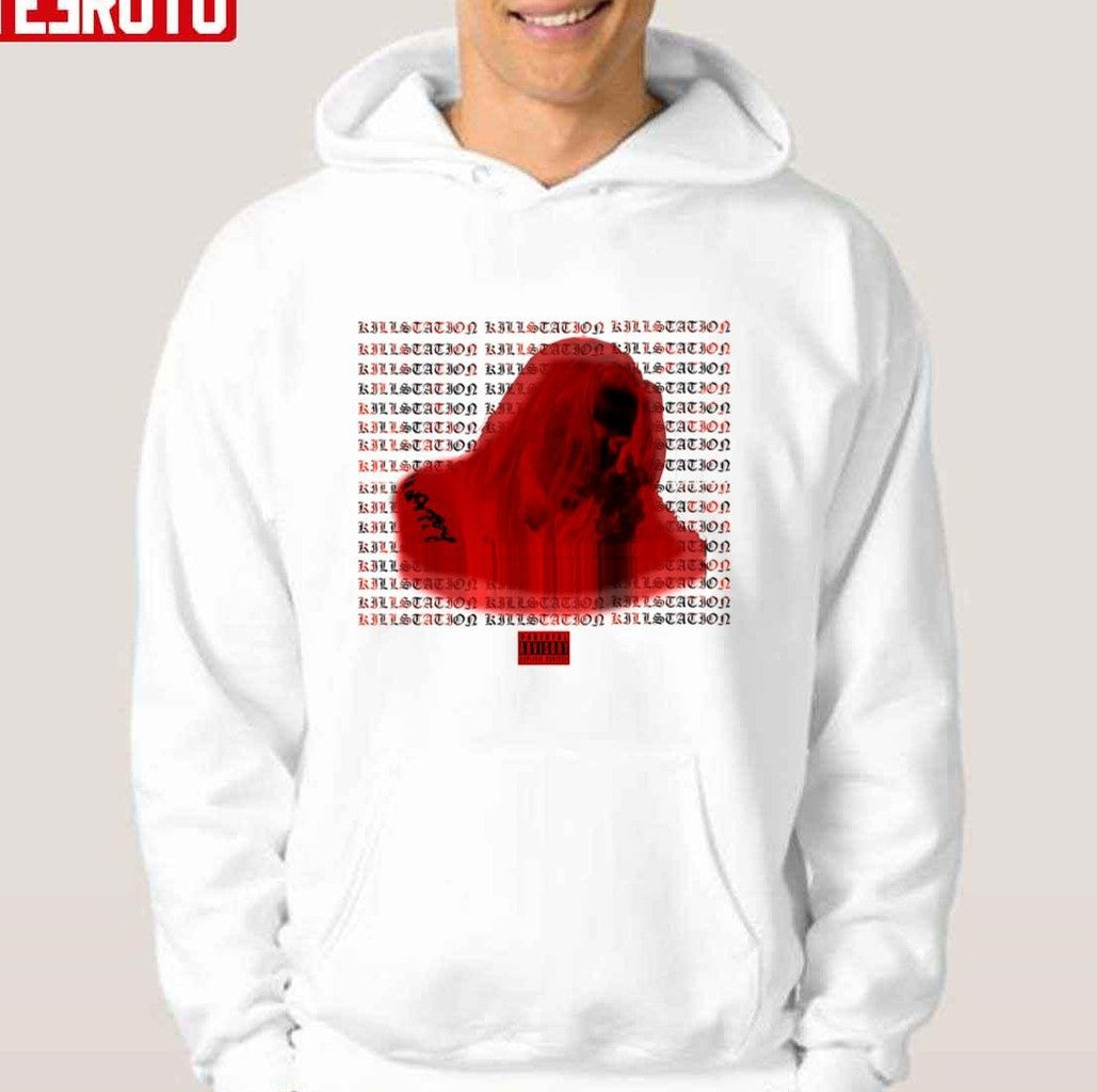 Repeat Redblack Killstation Unisex Hoodie