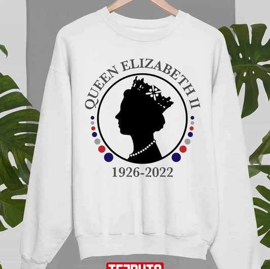 Queen Elizabeth II Life Dates Emblem Unisex T-Shirt