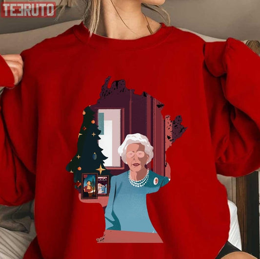 Queen Elizabeth Minimalist Art Unisex Sweatshirt