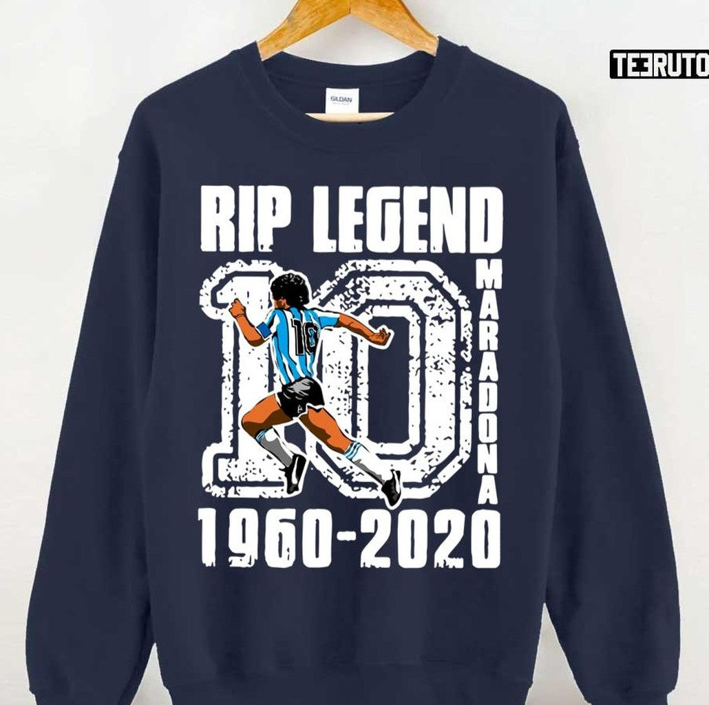 Rip Legend 1960 2020 Diego Maradona Unisex Sweatshirt