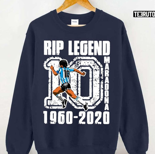 Rip Legend 1960 2020 Diego Maradona Unisex Sweatshirt