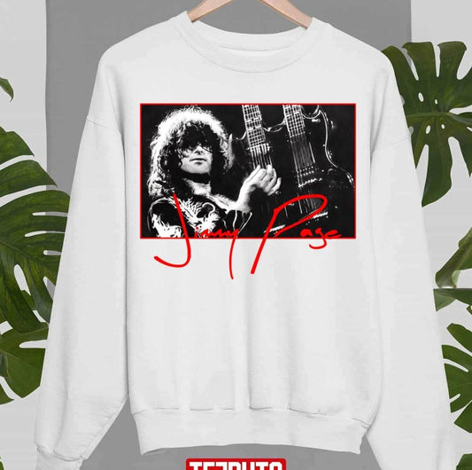 Retro 90 S Design Jimmy Page Fan Unisex Sweatshirt