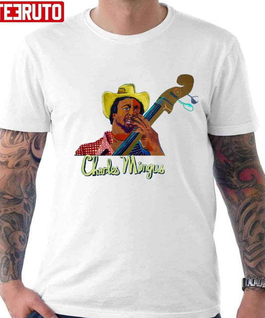 Retro 90s Colored Art Charles Mingus Unisex T-Shirt