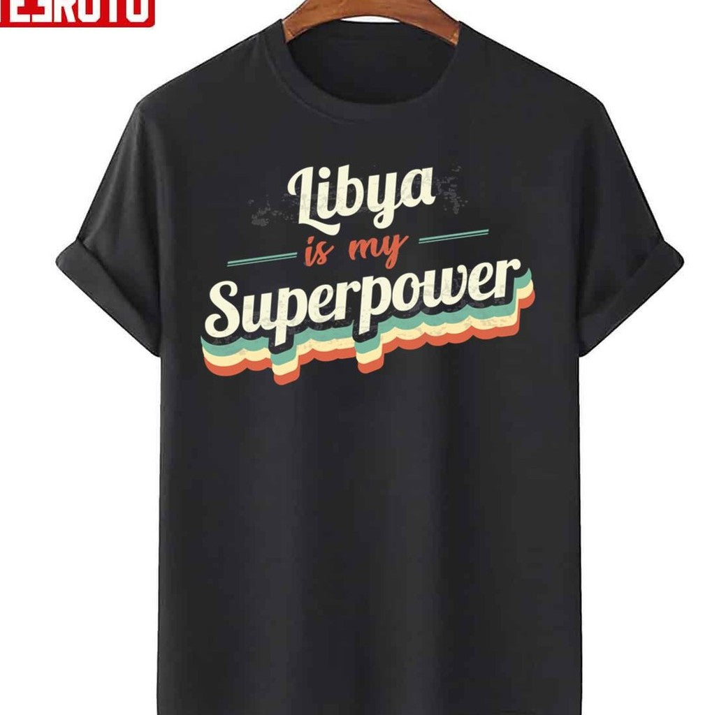 Proud To Be Born In Libya Retro Unisex Sweatshirt