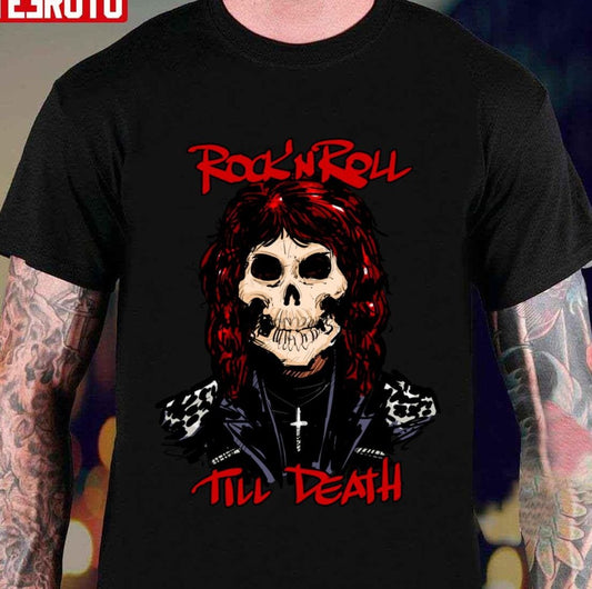 Rock And Roll Till Death Unisex T-Shirt