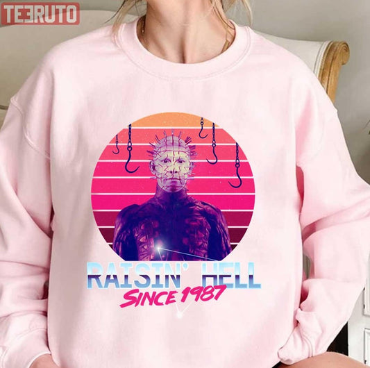 Raising Hell Retro Hellraiser Unisex Sweatshirt