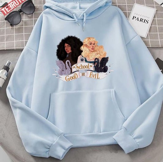 Netflix The School For Good And Evil Movie Logo Fanart Unisex Hoodie