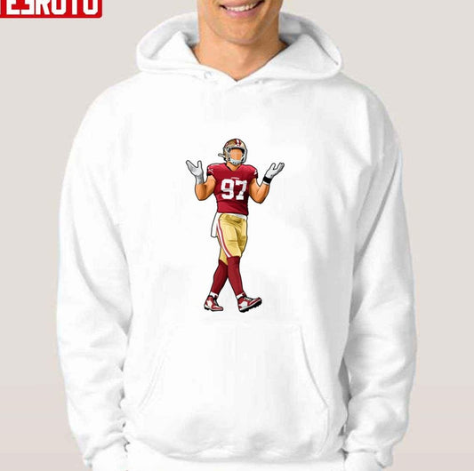 Nick Bosa 97 Reaction Unisex Hoodie