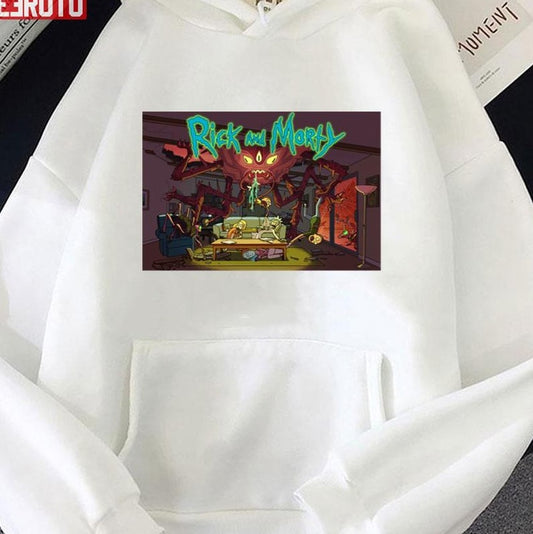 Monster Rick And Morty Artwork Unisex Hoodie