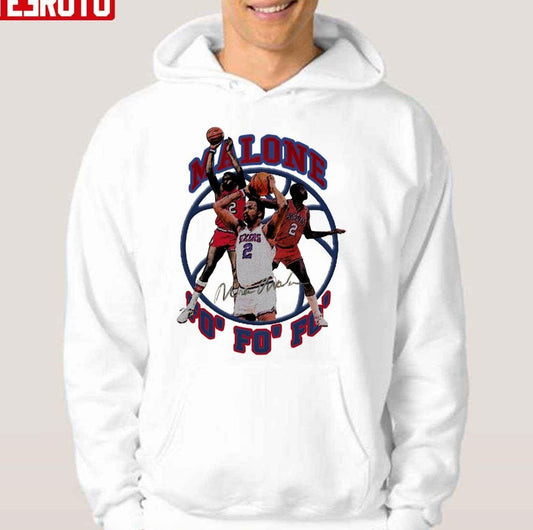 Moses Malone Legend Never Die Basketball Unisex Hoodie