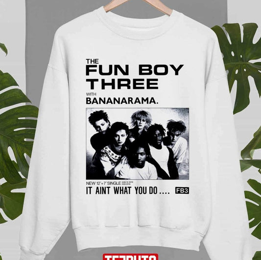 New Single The Fun Boy Three With Bananarama Unisex Hoodie