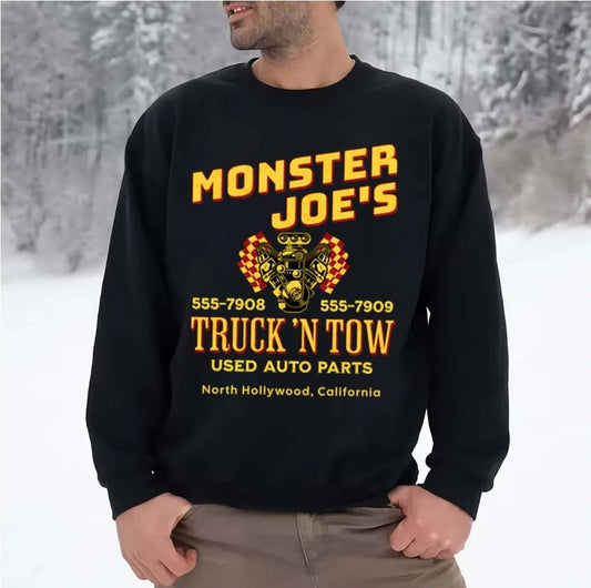 Monster Joe's Truck 'n Tow Retro Pulp Fiction Unisex Sweatshirt