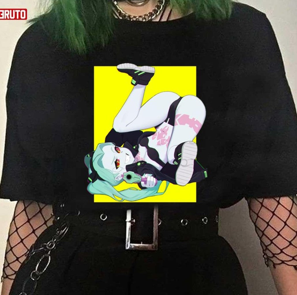 Sexy Rebecca Cyberpunk Edgerunners Animated Netflix Film Unisex T-Shirt