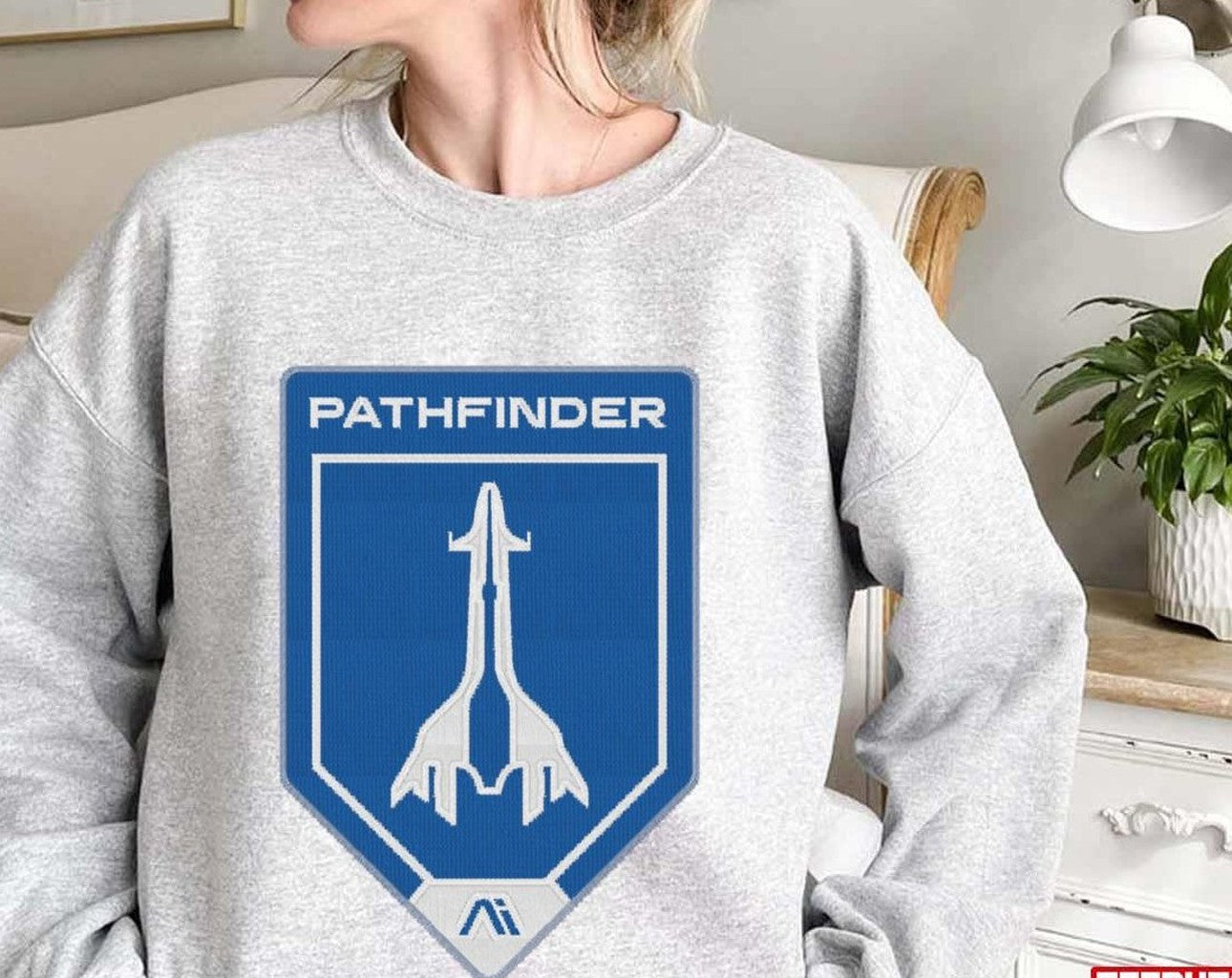 Pathfinder Patch Mass Effect Andromeda Embroidered Patch Style Unisex Sweatshirt