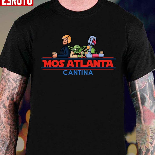 Retro Mos Atlanta Cantina Cool Graphic Star Wars Unisex T-Shirt