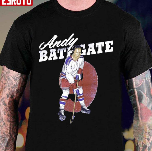 Andy Bathgate New York R Retro Hockey Unisex T-Shirt