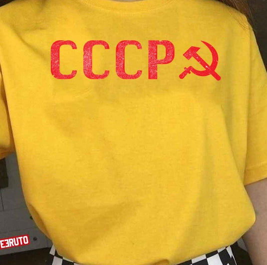 Red Logo Cccp Unisex T-Shirt