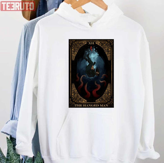 Our Flag Means Death Tarot The Lovers The Hanged Man The Kraken Unisex Hoodie