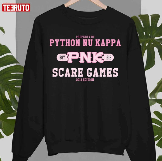 Python Nu Kappa Scare Games Monster Inc University Unisex Sweatshirt