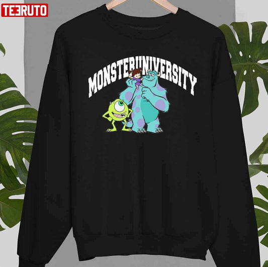 Monster University Logo Design Cartoon Unisex Sweatshirt